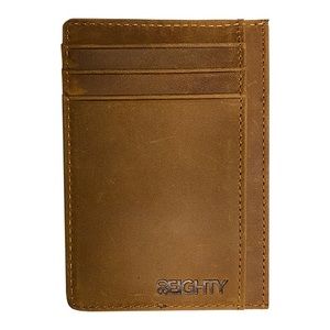 80 Eighty Leather Wallet, Color-Cognac.